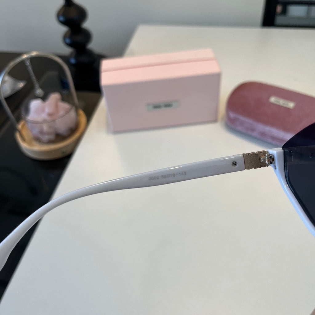 Miu Miu Square Silver Lens Sunglasses for Men & Women - 158600 - detail image 8