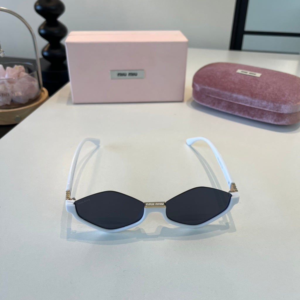 Miu Miu Square Silver Lens Sunglasses for Men & Women - 158600 - detail image 2