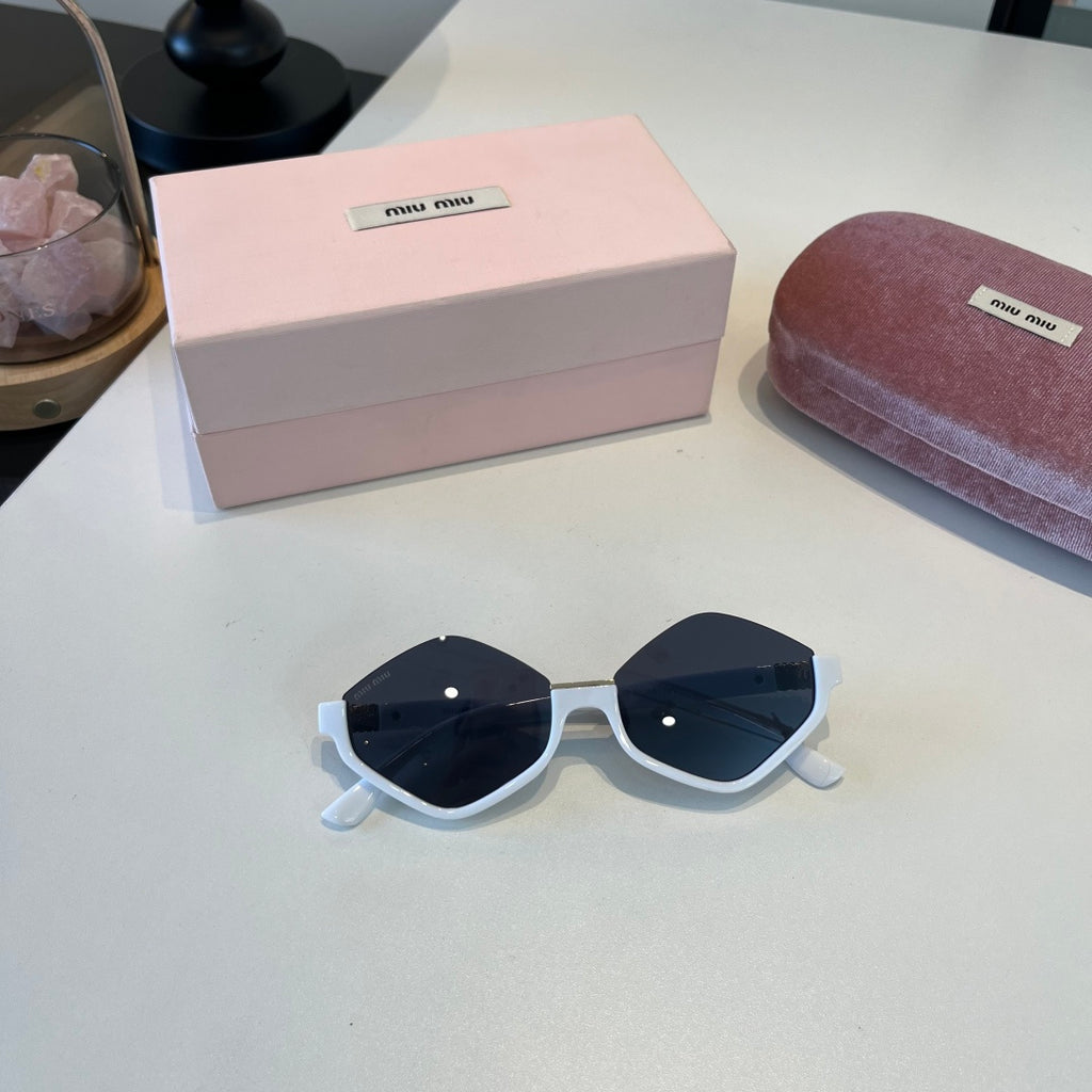 Miu Miu Square Silver Lens Sunglasses for Men & Women - 158600 - detail image 4