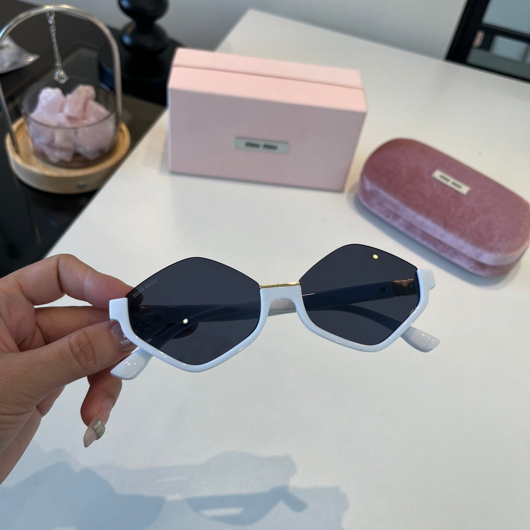 Miu Miu Square Silver Lens Sunglasses for Men & Women - 158600 - detail image 5