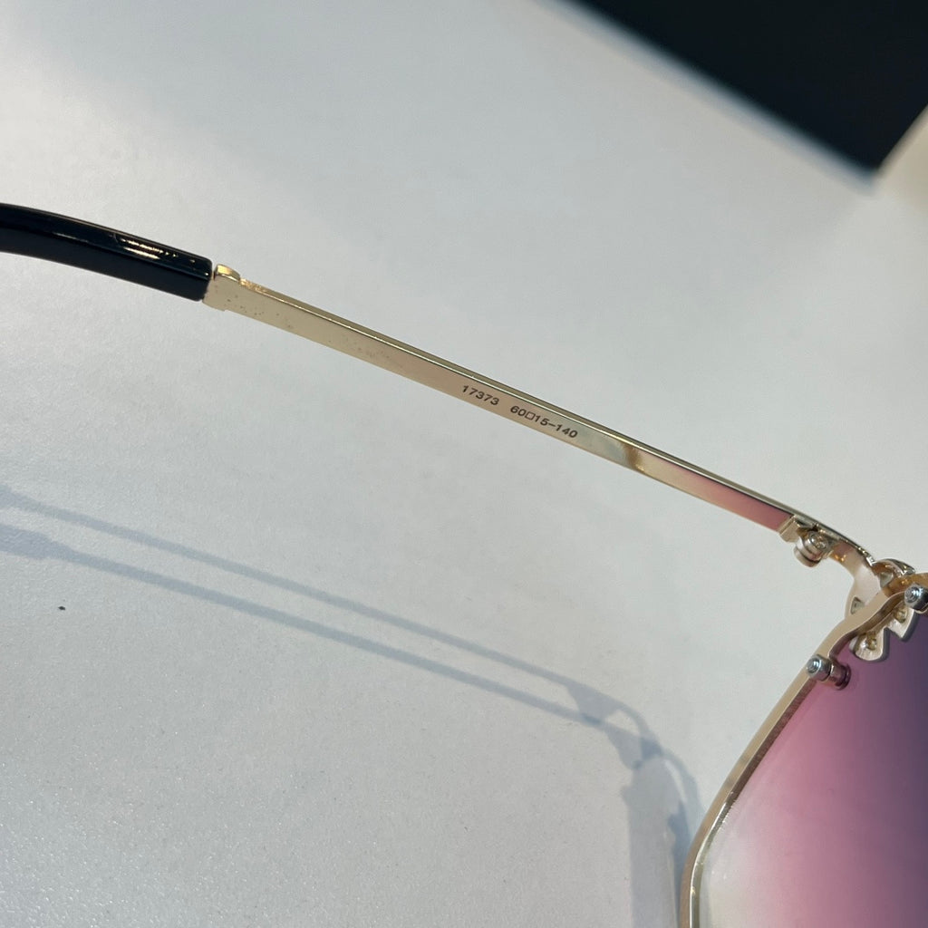 Chanel Oversized Silver Lens Sunglasses for Men & Women - 158359 - detail image 9