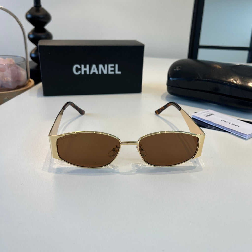 Chanel Oversized Brown Lens Sunglasses for Men & Women - 371840 - detail image 2