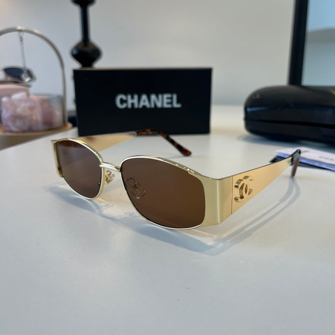 Chanel Oversized Brown Lens Sunglasses for Men & Women - 371840 - detail image 3