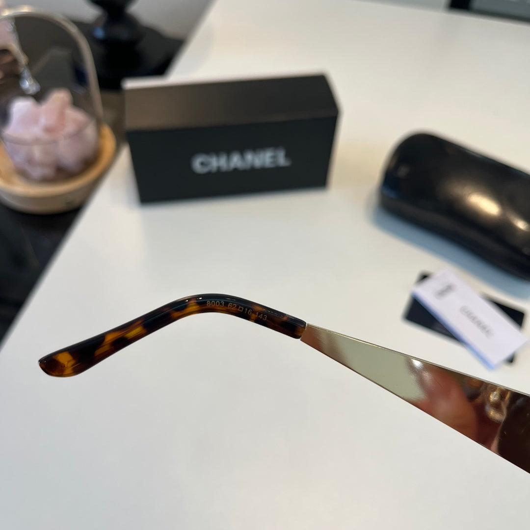 Chanel Oversized Brown Lens Sunglasses for Men & Women - 158364 - detail image 7