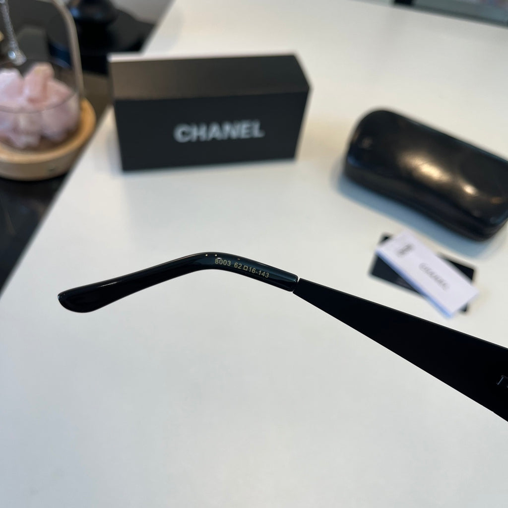 Chanel Oversized Silver Lens Sunglasses for Men & Women - 371839 - detail image 8