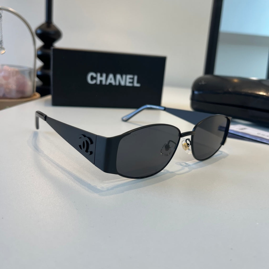 Chanel Oversized Silver Lens Sunglasses for Men & Women - 371839