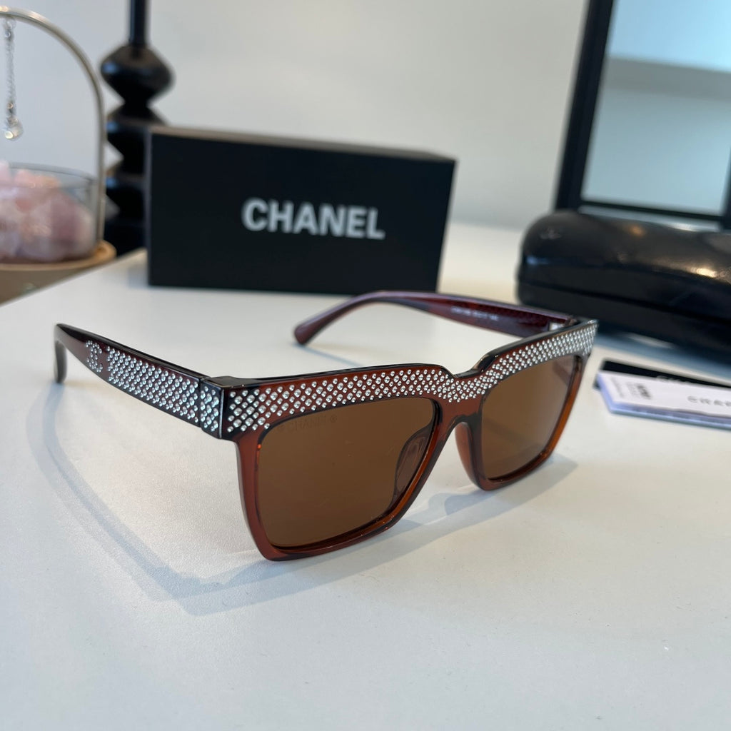 Chanel Fashion Black Lens Sunglasses for Men & Women - 371842