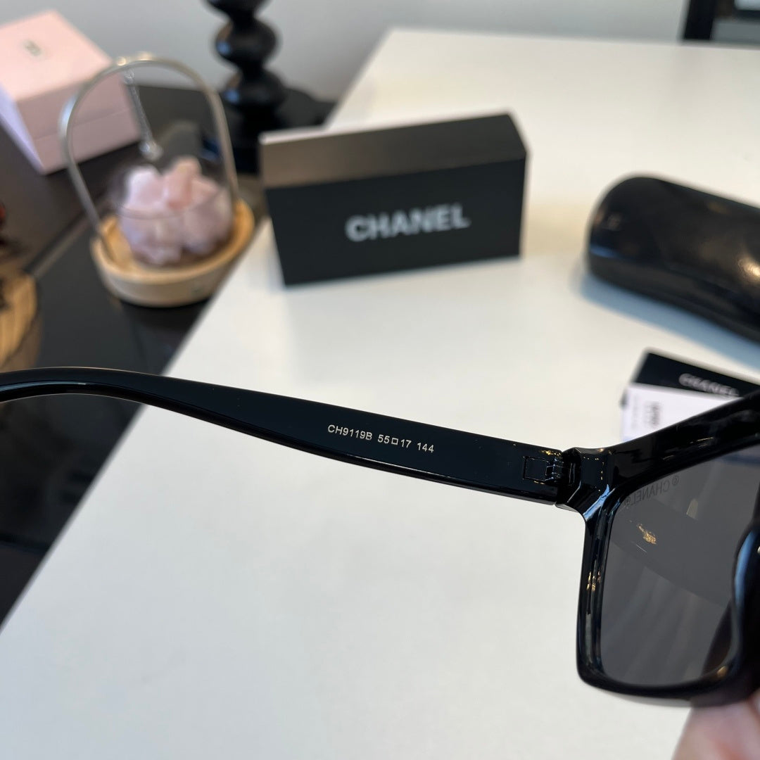 Chanel Fashion Black Lens Sunglasses for Men & Women - 371843 - detail image 9