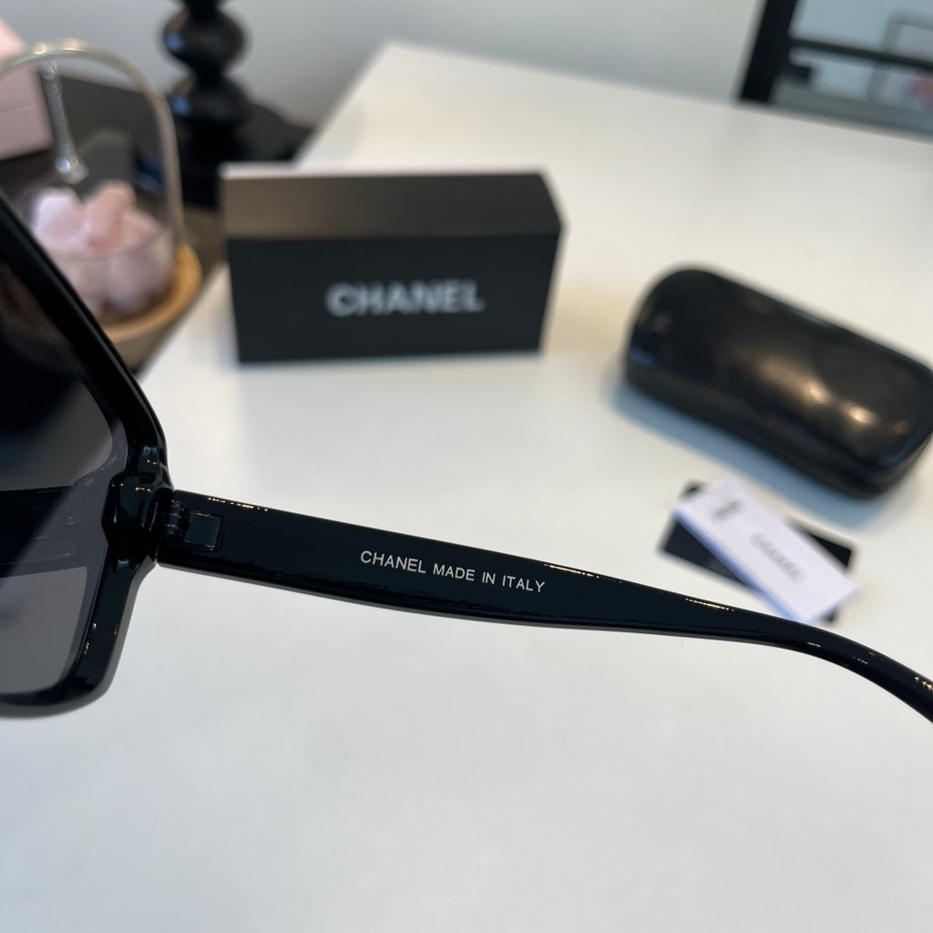 Chanel Fashion Black Lens Sunglasses for Men & Women - 371846 - detail image 10