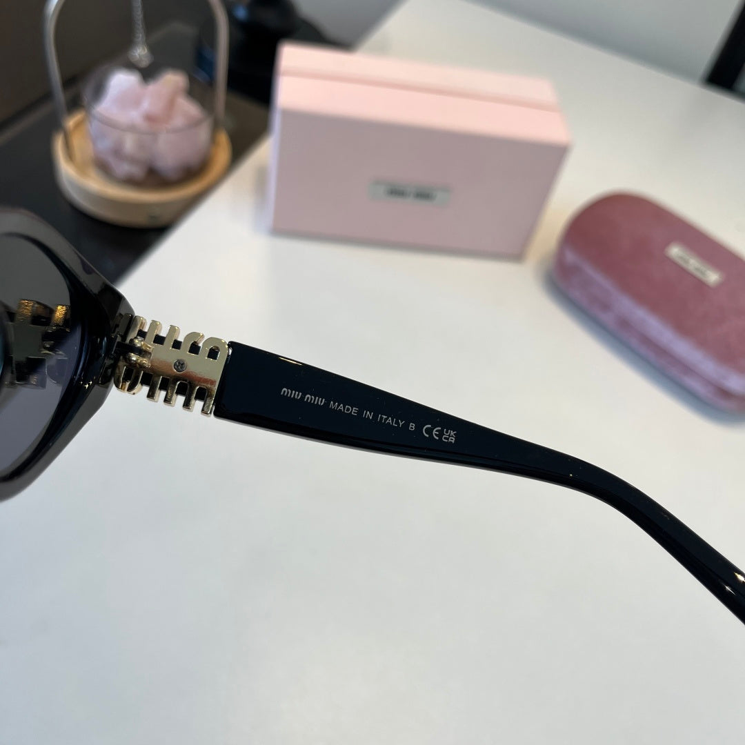Miu Miu Cat-Eye Black Lens Sunglasses for Men & Women - 158601 - detail image 11