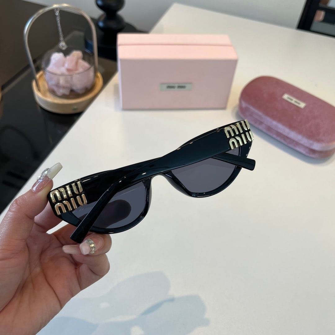 Miu Miu Cat-Eye Black Lens Sunglasses for Men & Women - 158601 - detail image 9
