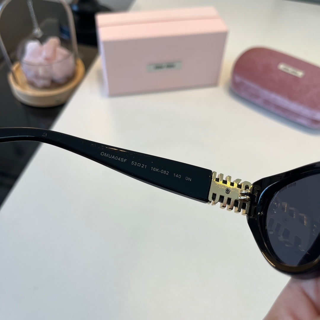 Miu Miu Cat-Eye Black Lens Sunglasses for Men & Women - 158601 - detail image 10