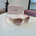 Miu Miu Cat-Eye Brown Lens Sunglasses for Men & Women - 487640
