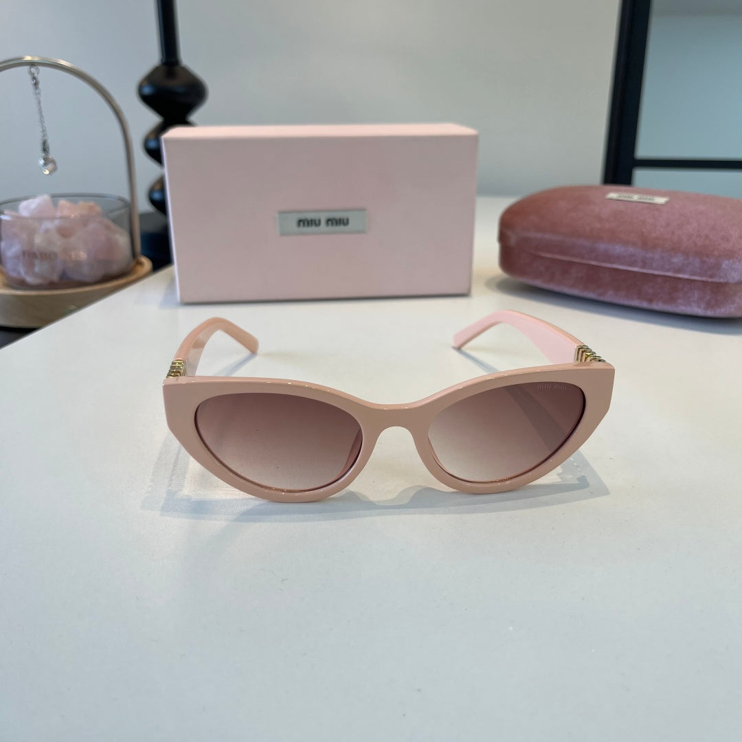 Miu Miu Cat-Eye Brown Lens Sunglasses for Men & Women - 158602 - detail image 2