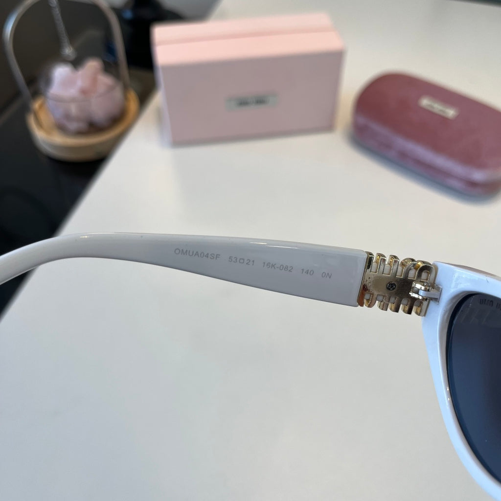Miu Miu Cat-Eye Silver Lens Sunglasses for Men & Women - 158603 - detail image 9