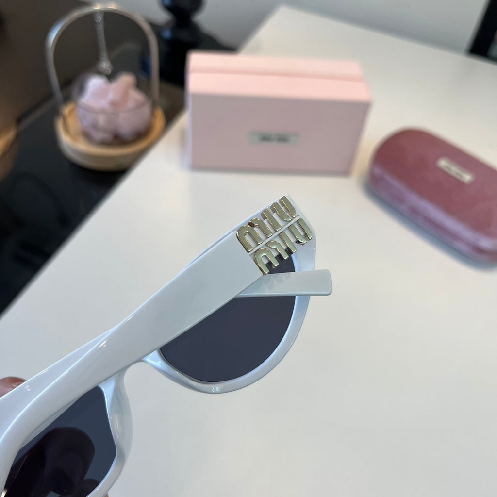 Miu Miu Cat-Eye Silver Lens Sunglasses for Men & Women - 158603 - detail image 8