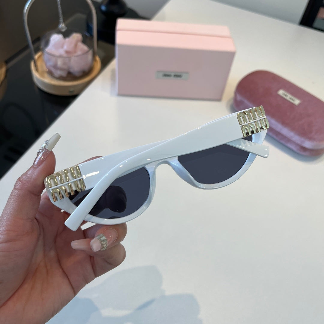 Miu Miu Cat-Eye Silver Lens Sunglasses for Men & Women - 158603 - detail image 7