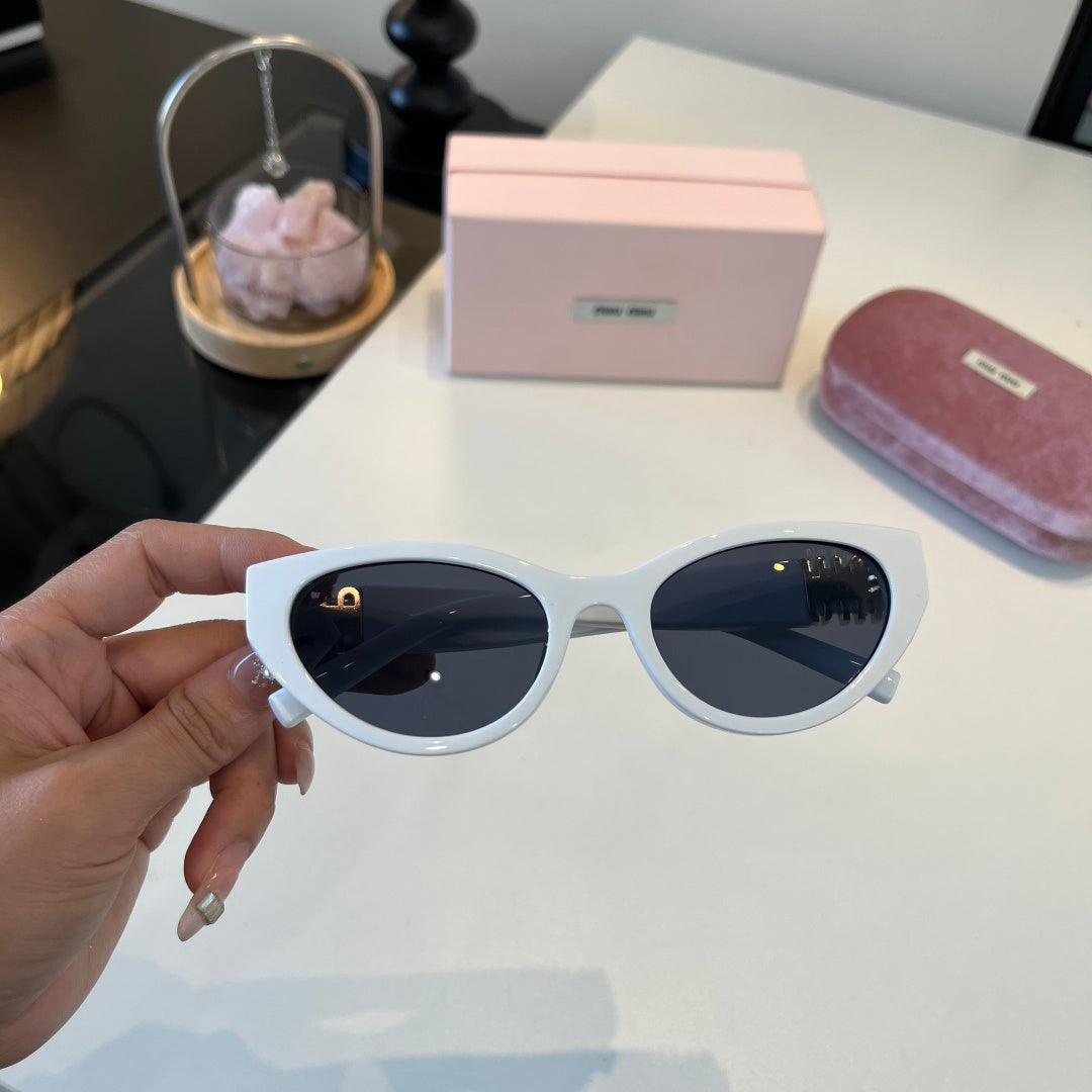 Miu Miu Cat-Eye Silver Lens Sunglasses for Men & Women - 158603 - detail image 5