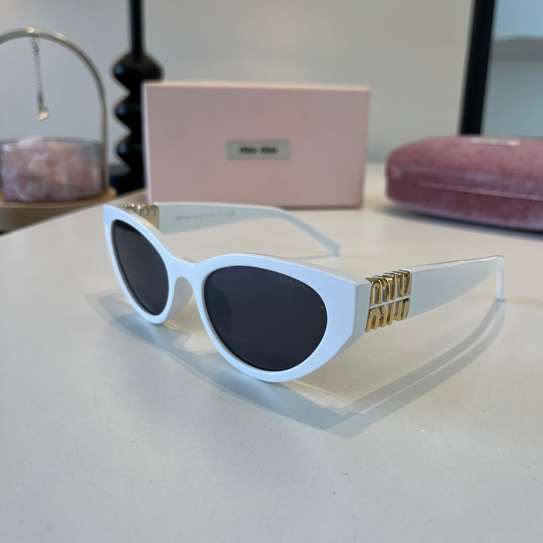 Miu Miu Cat-Eye Silver Lens Sunglasses for Men & Women - 487641 - detail image 3