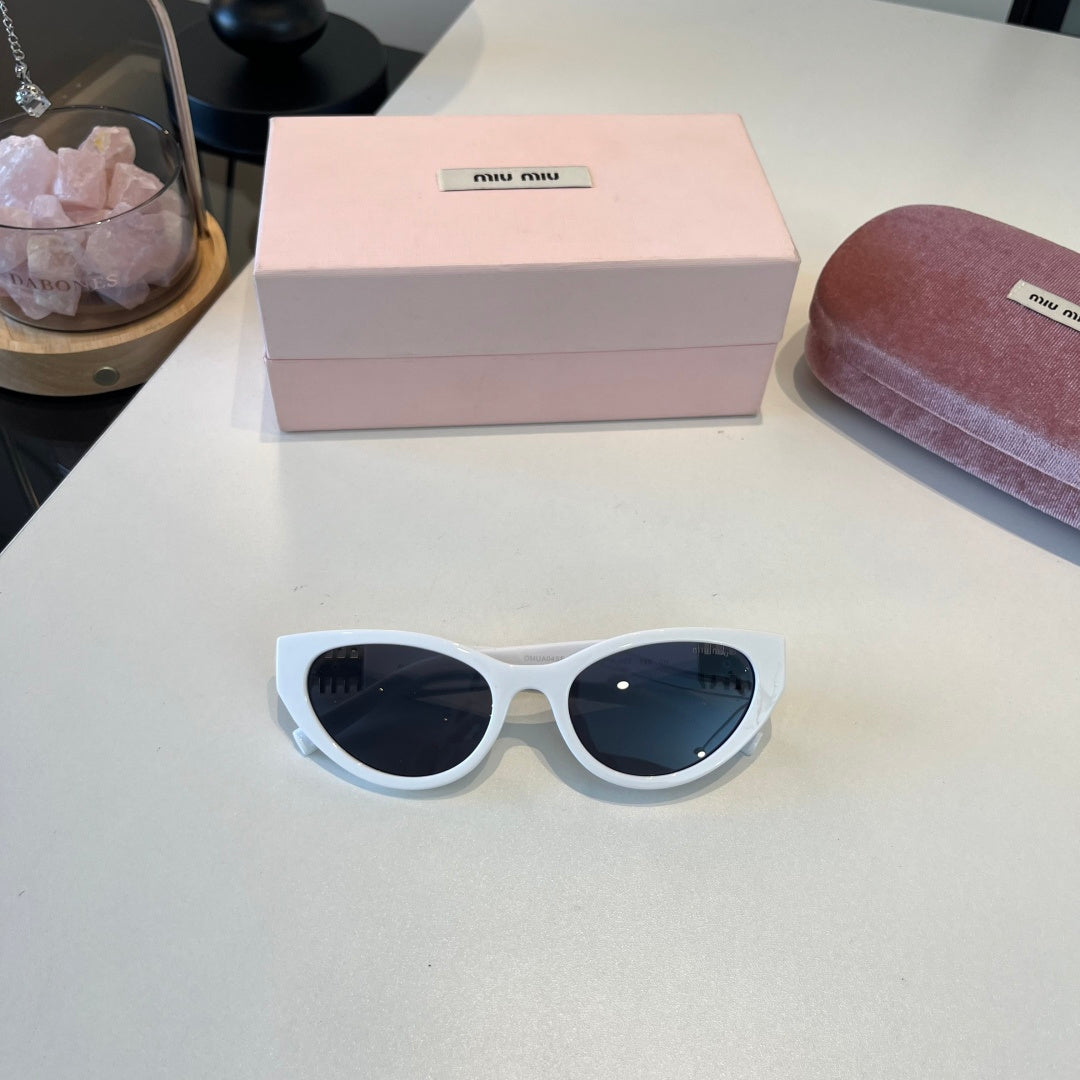 Miu Miu Cat-Eye Silver Lens Sunglasses for Men & Women - 158603 - detail image 6