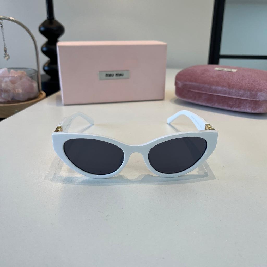 Miu Miu Cat-Eye Silver Lens Sunglasses for Men & Women - 158603 - detail image 2