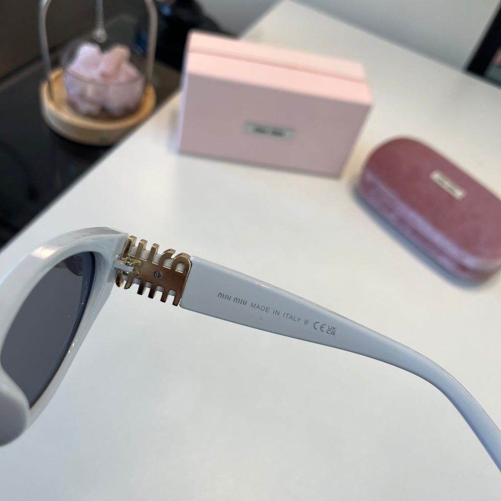Miu Miu Cat-Eye Silver Lens Sunglasses for Men & Women - 487641 - detail image 10