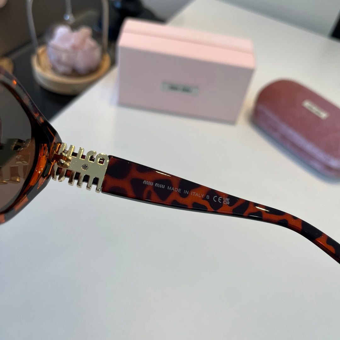 Miu Miu Cat-Eye Brown Lens Sunglasses for Men & Women - 158604 - detail image 11