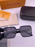 Louis Vuitton L1007 Polarized Square Black Lens Sunglasses for Men & Women