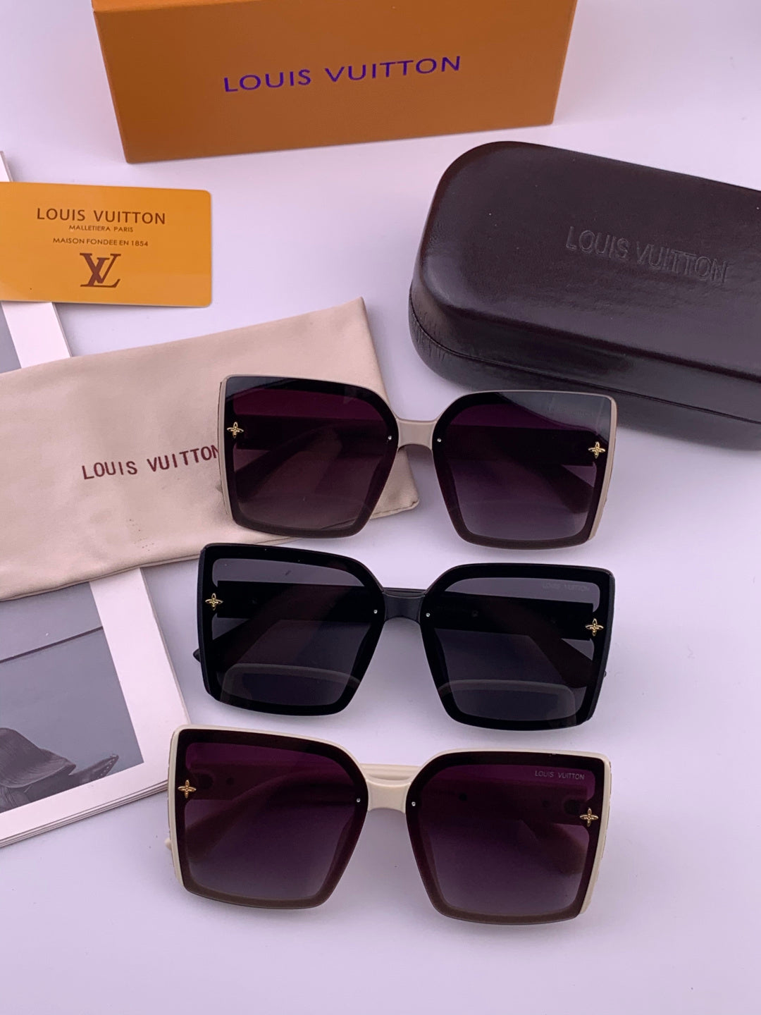 Louis Vuitton Fashion Gold Lens Sunglasses for Men & Women - 158168 - detail image 7