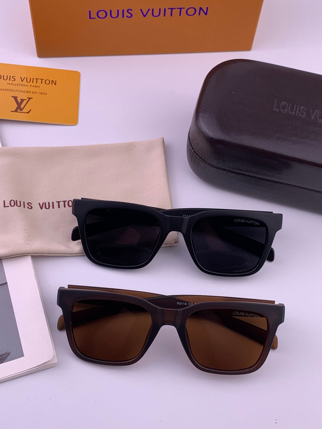 Louis Vuitton Fashion Black Lens Sunglasses for Men & Women - 158170 - detail image 7