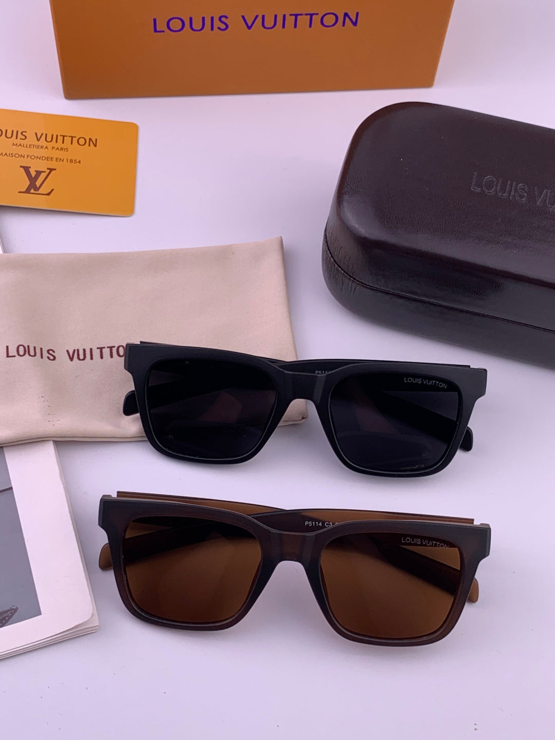 Louis Vuitton Fashion Black Lens Sunglasses for Men & Women - 158170 - detail image 7