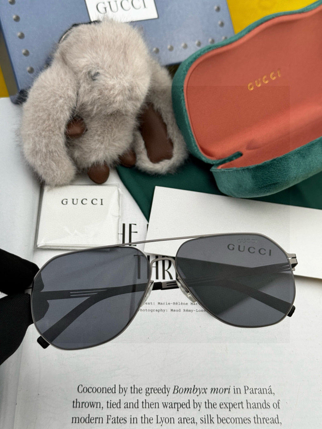 Gucci G911 Fashion Gold Lens Sunglasses for Men & Women