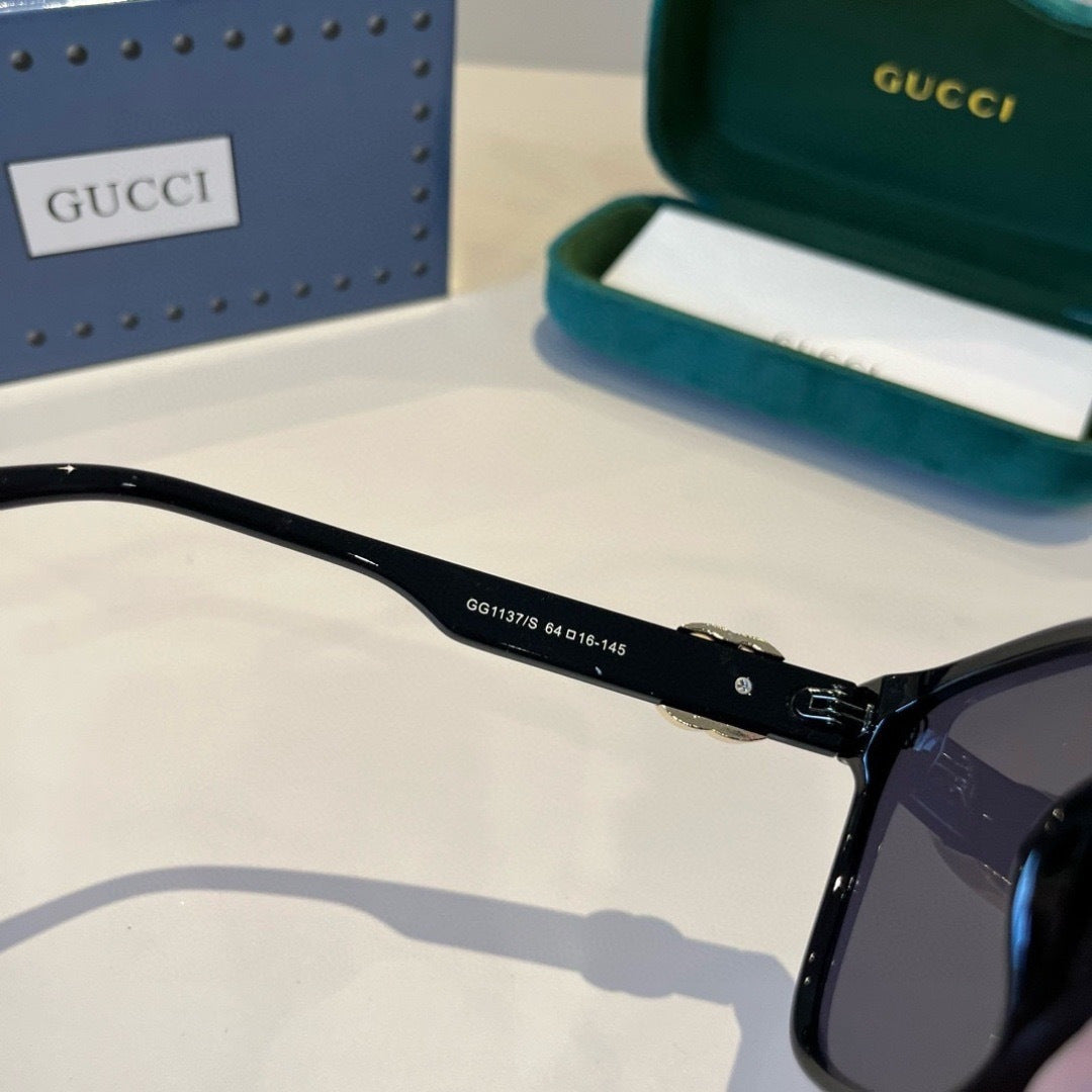 Gucci Fashion Black Lens Sunglasses for Men & Women - 415000 - detail image 10