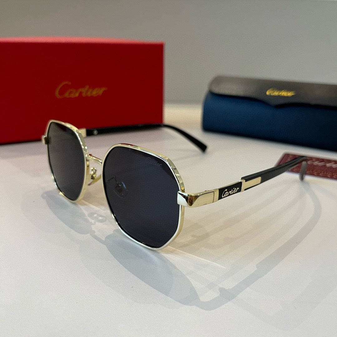 Cartier Lightweight Metal Rimless Silver Lens Sunglasses for Men & Wo - 415902 - detail image 3
