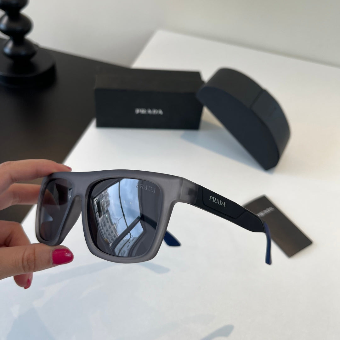 Prada Polarized Fashion Black Lens Sunglasses for Men - 398955 - detail image 4