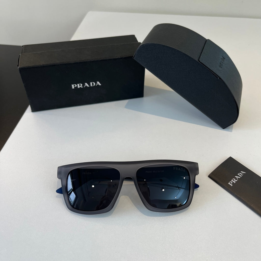 Prada Polarized Fashion Black Lens Sunglasses for Men - 398955 - detail image 5