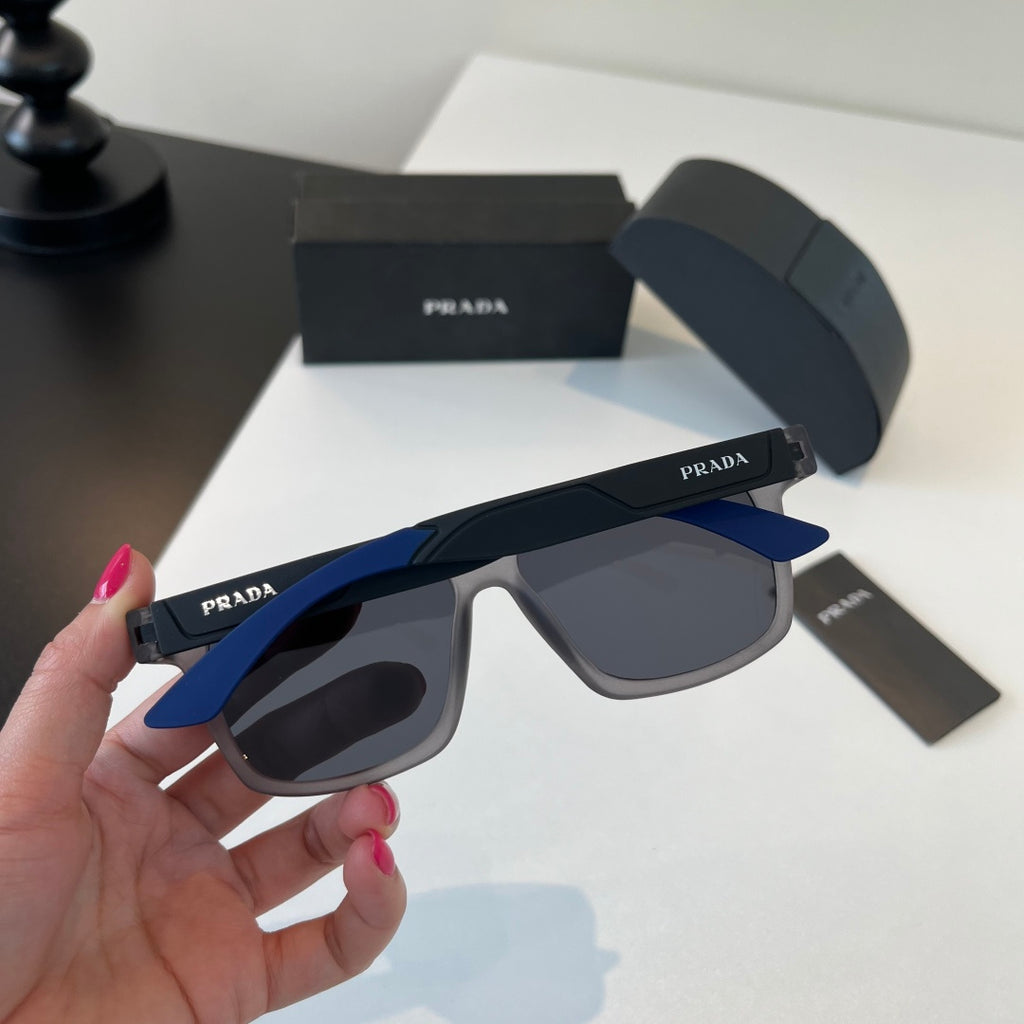 Prada Polarized Fashion Black Lens Sunglasses for Men - 398955 - detail image 9