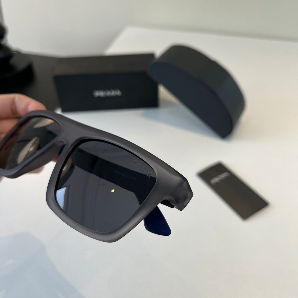 Prada Polarized Fashion Black Lens Sunglasses for Men - 398955 - detail image 7