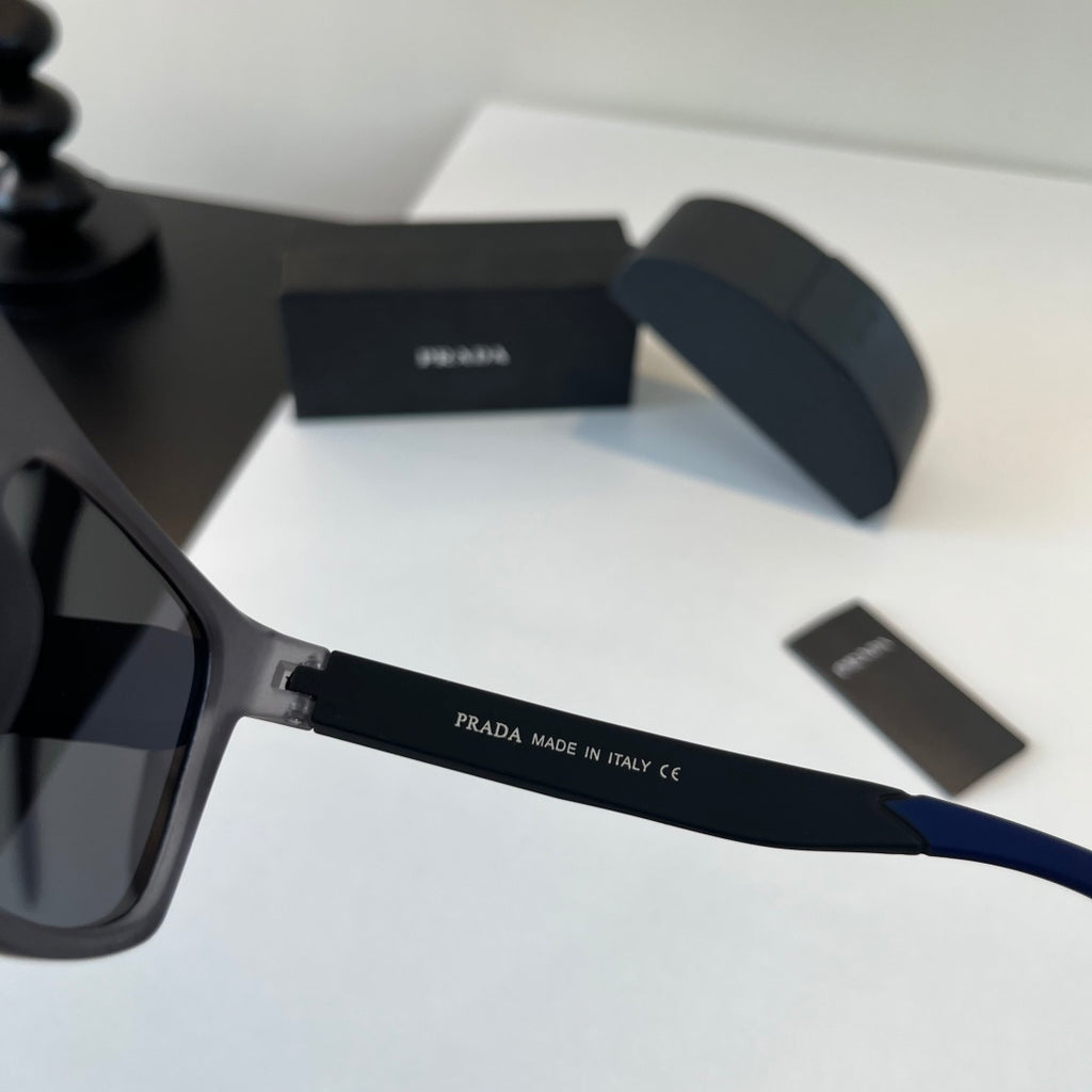 Prada Polarized Fashion Black Lens Sunglasses for Men - 398955 - detail image 11