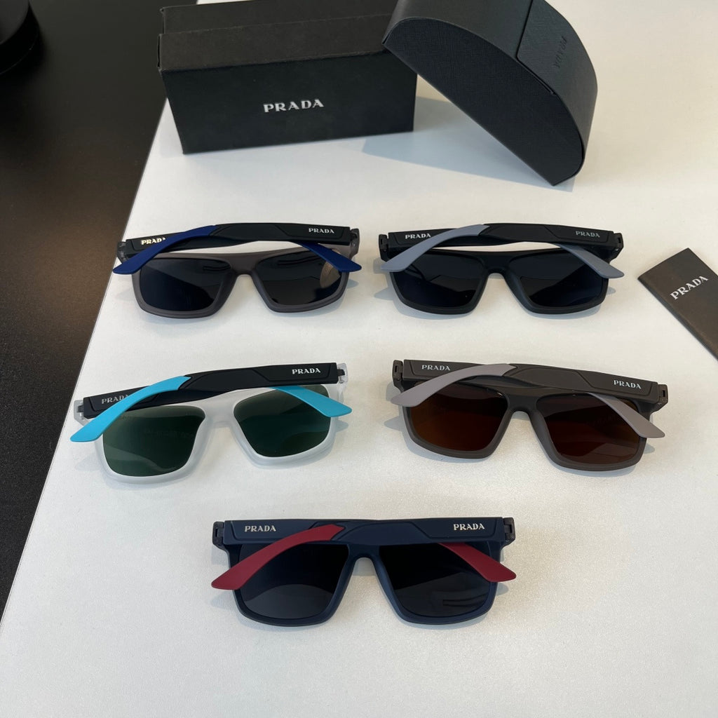 Prada Polarized Fashion Silver Lens Sunglasses for Men - 398957 - detail image 12