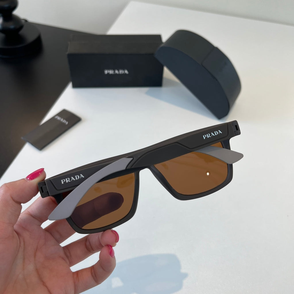 Prada Polarized Fashion Black Lens Sunglasses for Men - 398956 - detail image 8