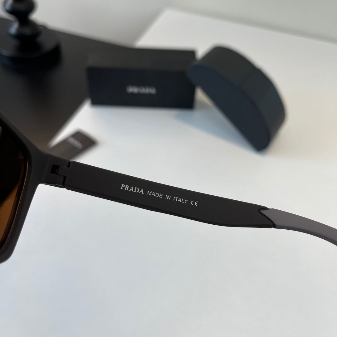 Prada Polarized Fashion Black Lens Sunglasses for Men - 398956 - detail image 10