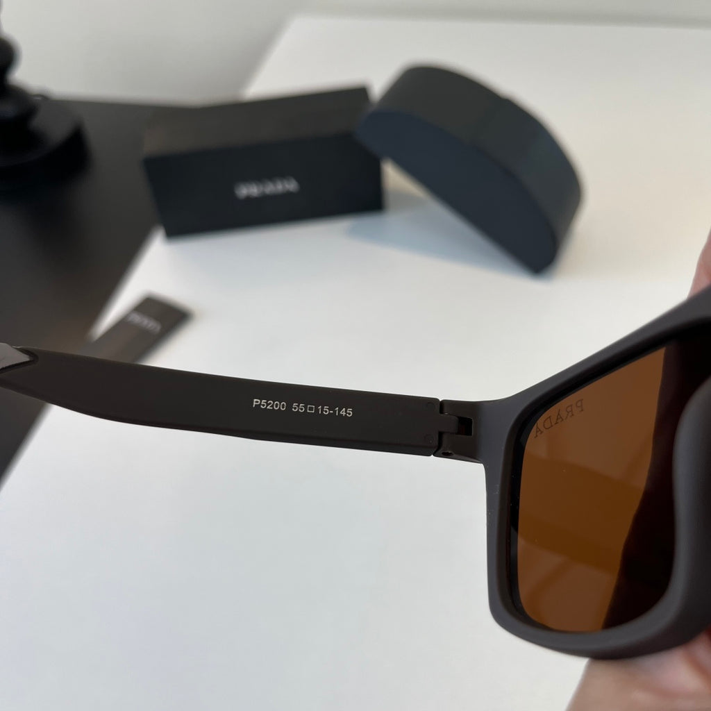 Prada Polarized Fashion Black Lens Sunglasses for Men - 398956 - detail image 9