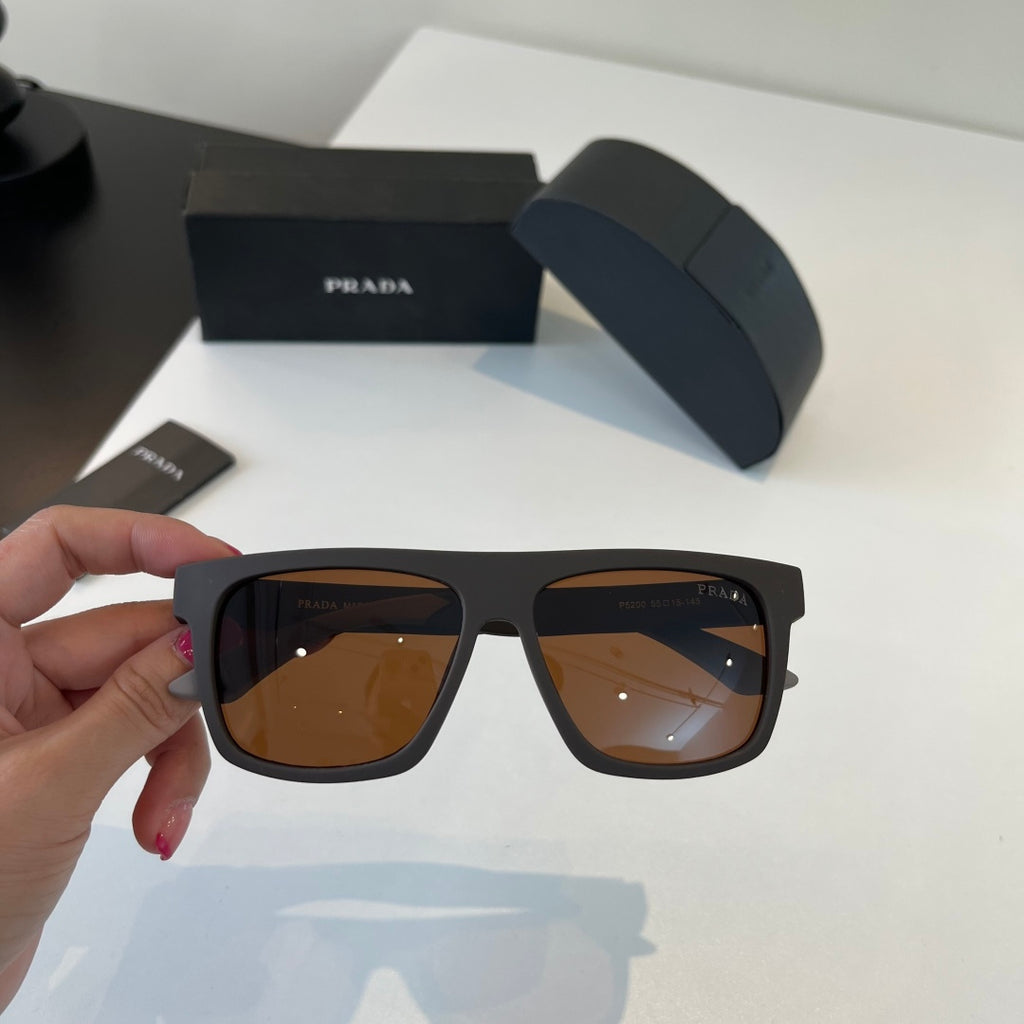 Prada Polarized Fashion Black Lens Sunglasses for Men - 398956 - detail image 5