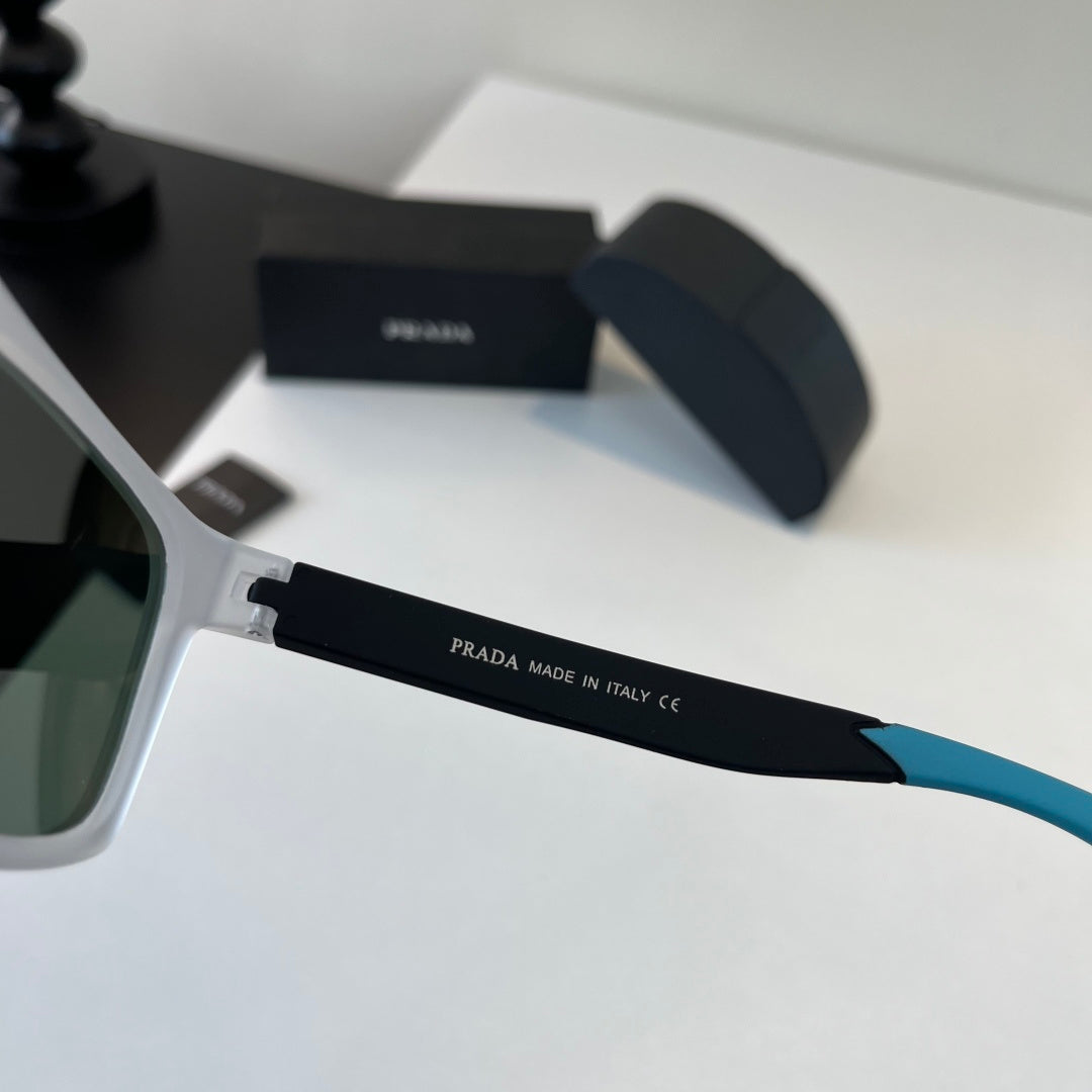 Prada Polarized Fashion Silver Lens Sunglasses for Men - 398957 - detail image 10