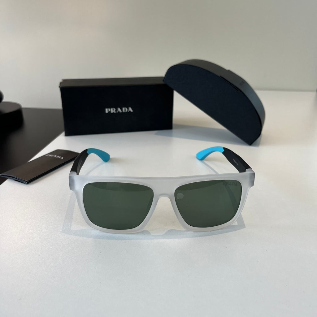 Prada Polarized Fashion Silver Lens Sunglasses for Men - 398957 - detail image 2