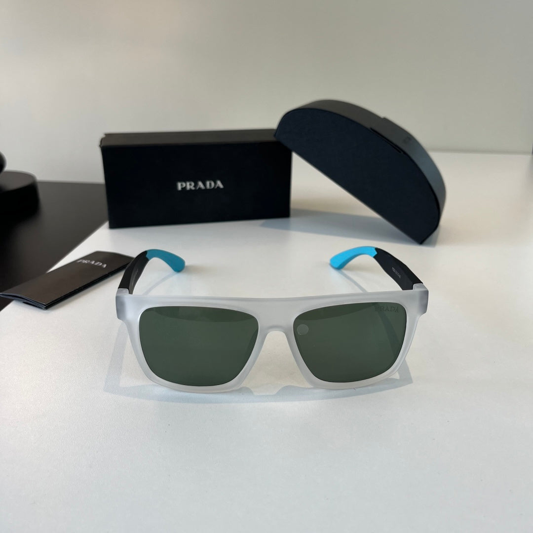 Prada Polarized Fashion Silver Lens Sunglasses for Men - 358433 - detail image 2