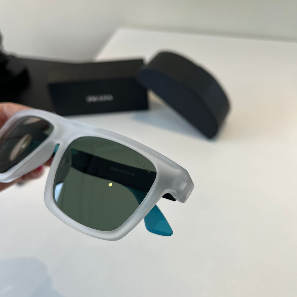Prada Polarized Fashion Silver Lens Sunglasses for Men - 398957 - detail image 6