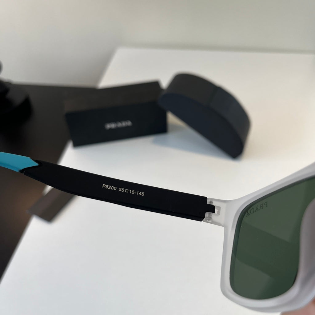 Prada Polarized Fashion Silver Lens Sunglasses for Men - 398957 - detail image 9