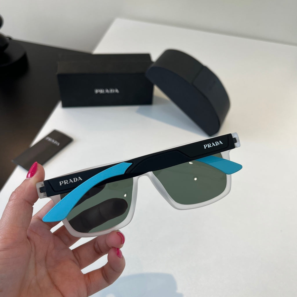 Prada Polarized Fashion Silver Lens Sunglasses for Men - 398957 - detail image 8